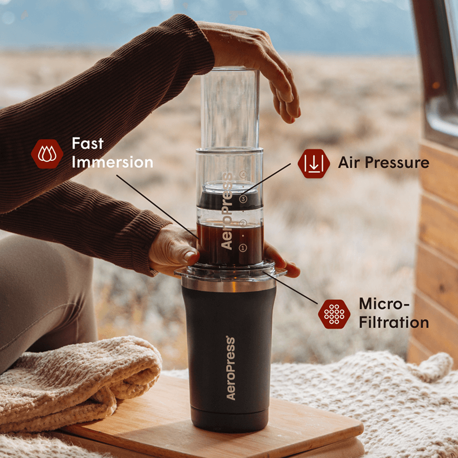 AeroPress Go Plus Travel Brewing System