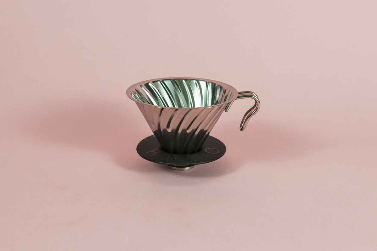 Hario V60 02 Stainless Steel Pour-Over Dripper