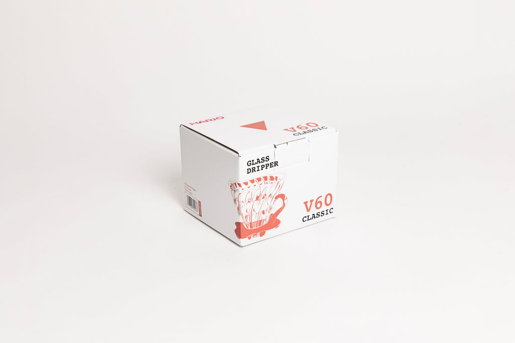 Hario V60 Glass Pour-Over Dripper with Clover Base