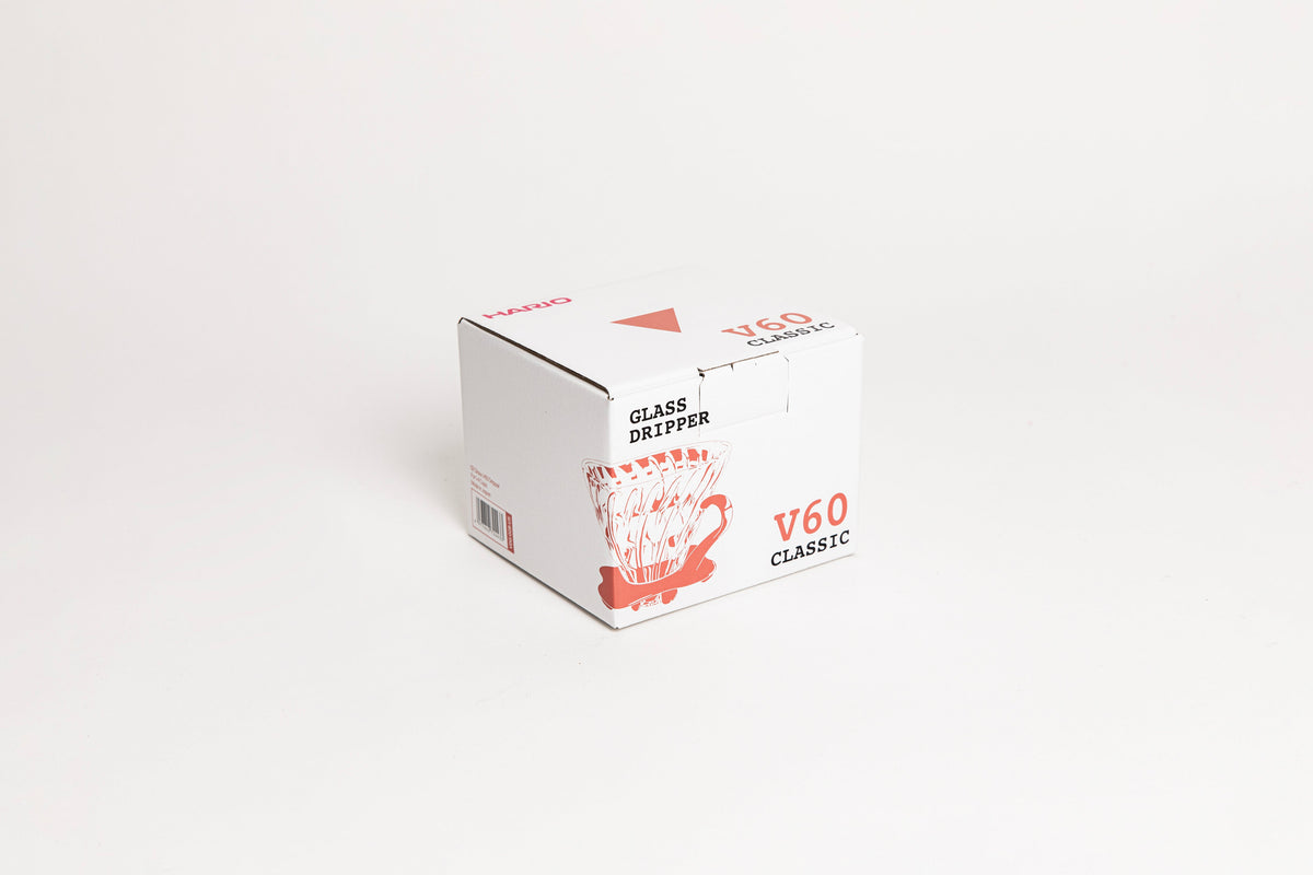 Hario V60 Glass Pour-Over Dripper with Clover Base