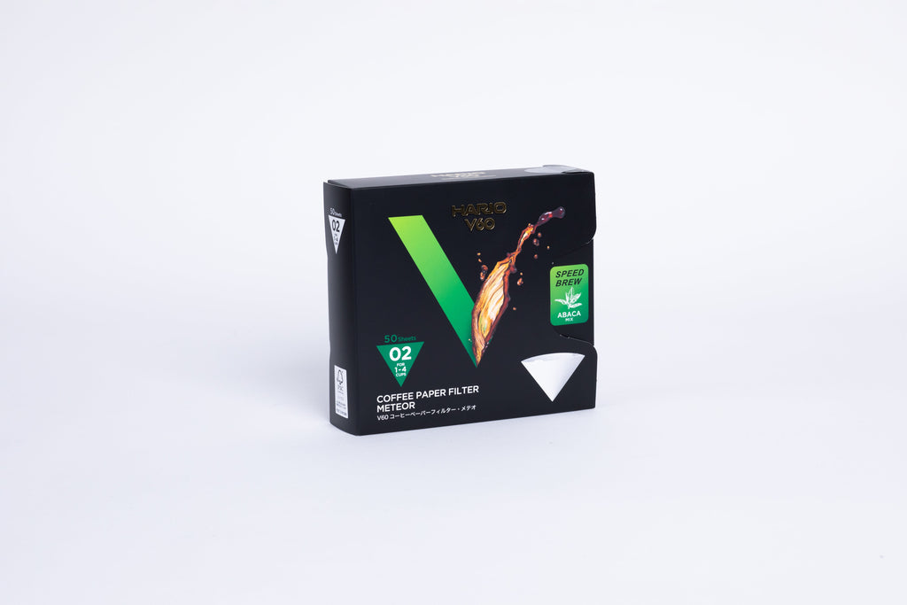Hario V60 Meteor Paper Coffee Filters - 50 Count