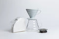 Hario V60 Pro Ceramic Pour-Over Set with Glass Server